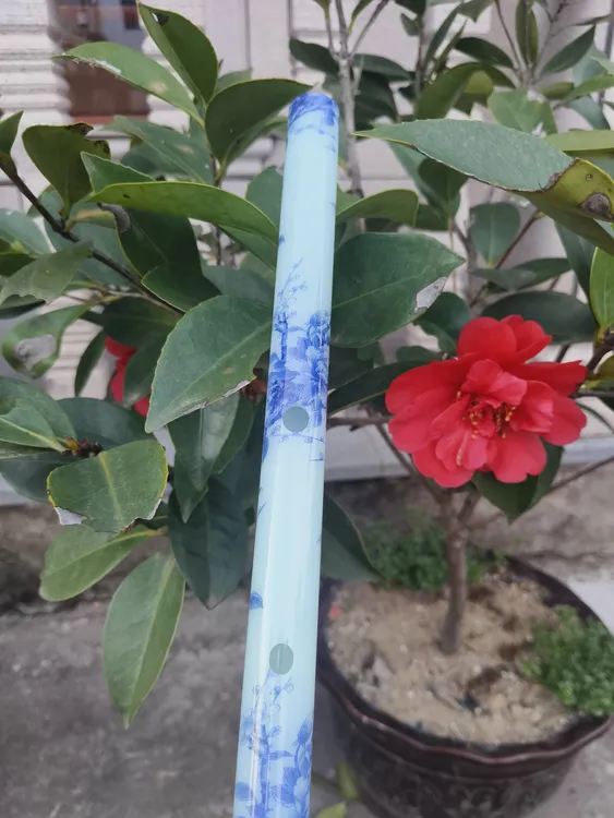 专业演奏竹笛初学入门横笛成人笛子国风笛子青花瓷仿玉笛E调