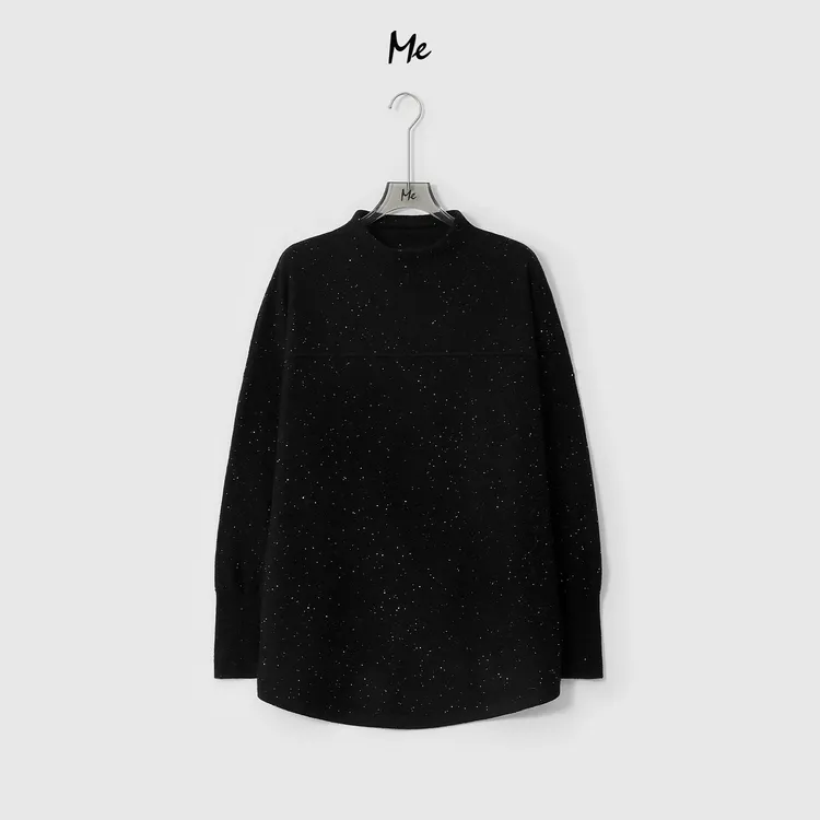 ME【星海之夜（半高领）】100绵羊毛超细美利奴百搭亲肤毛衣MESA5477