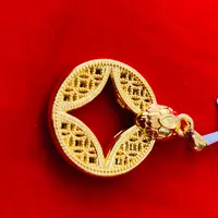 【木木专享】足金999饰品 灵蛇平安扣 ZP 3.64