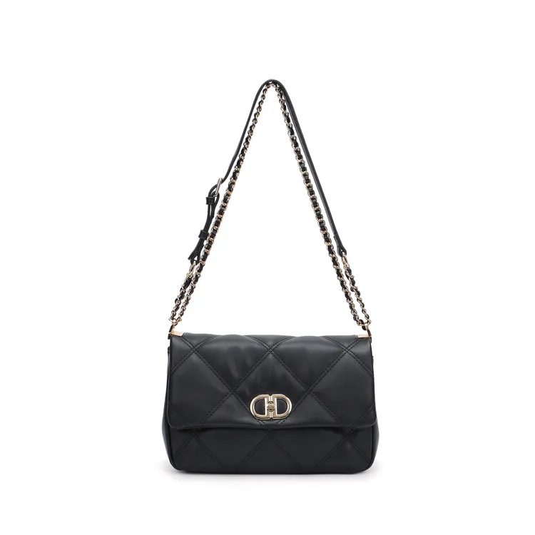 BV&GV/25年秋冬上新小香风百搭气质复古手拎单肩包菱格斜挎包包包