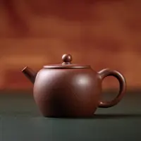 民间艺人紫泥小苹果壶
