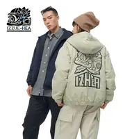 HEA x i.t izzue 联名款醒狮印花秋冬保暖男女同款棉服长袖外套