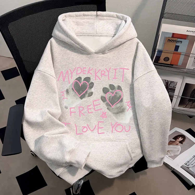 jtrt潮牌美式个性字母印花休闲连帽重磅卫衣秋冬季男女款百搭上衣