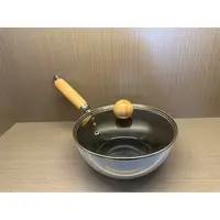 高颜值白色铁锅炒锅不粘锅 规格颜色随机发