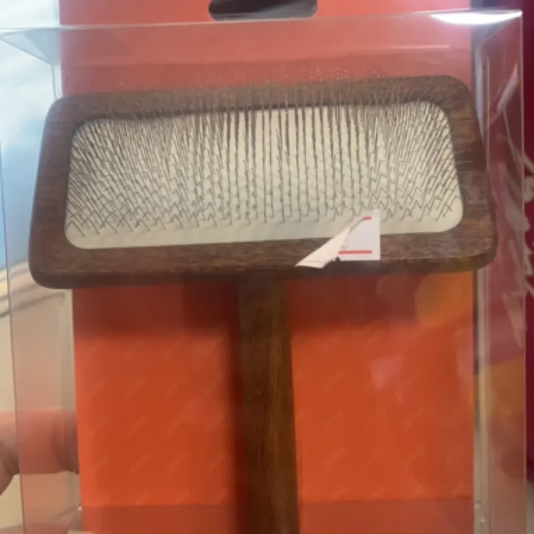 实木宠物梳子猫狗拉毛去浮毛清洁美容蓬松造型专用针梳