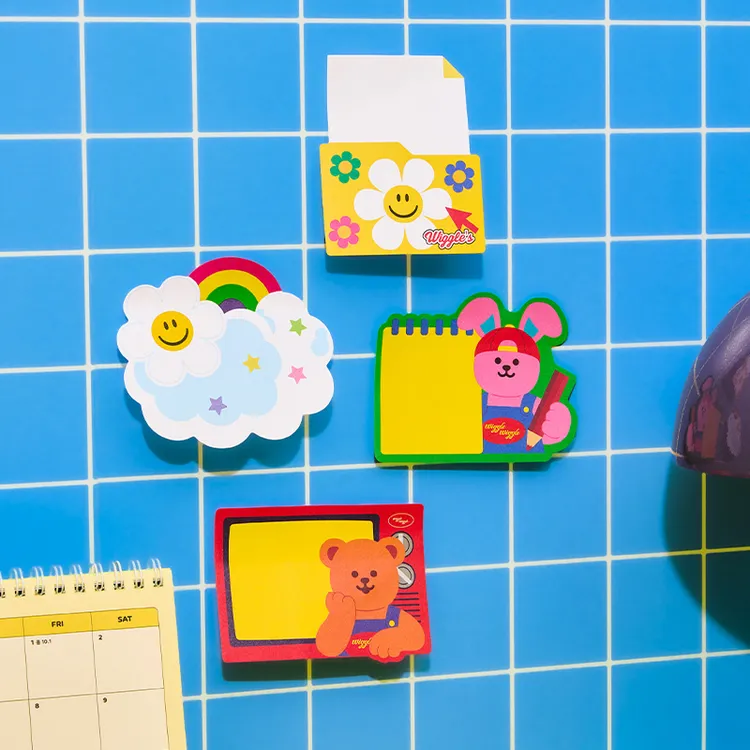 wigglewiggle便利贴卡通文创可爱便携备忘录记事本卡片