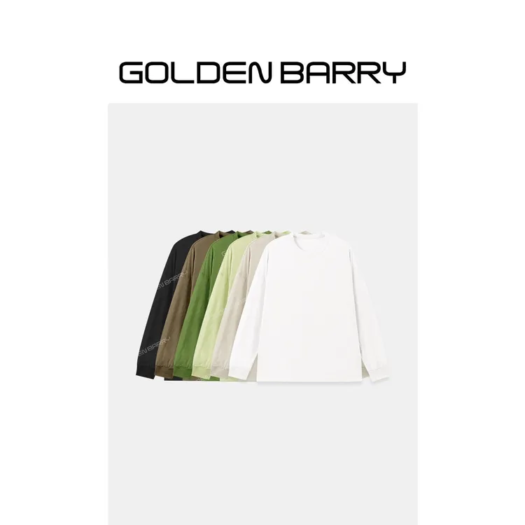 GOLDENBARRY凉感针织罩衫打底黑色上衣GB060703001