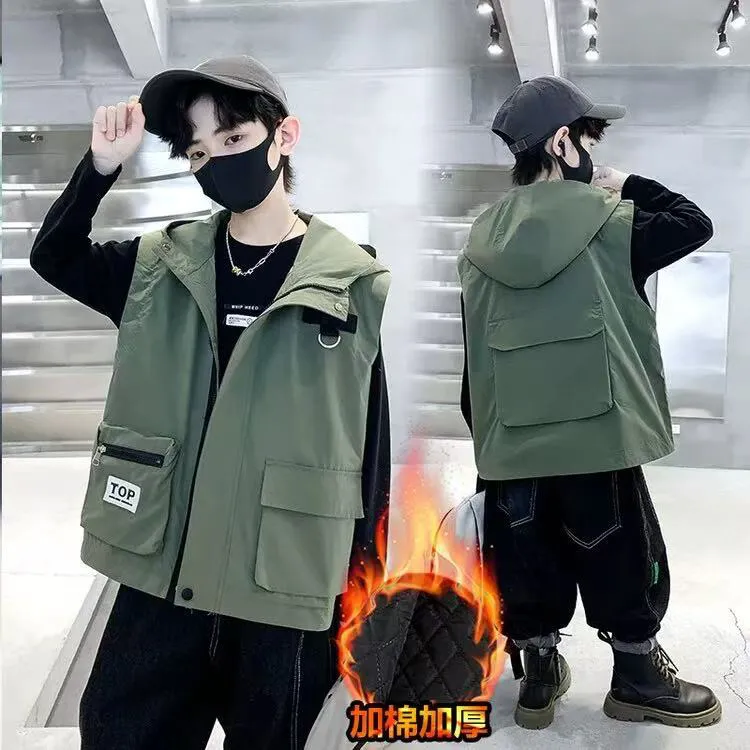 00906男童秋冬款马甲