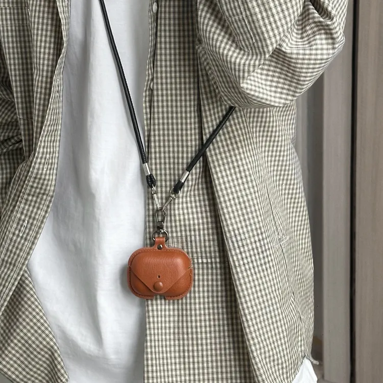 小众高级感皮套适用airpods pro3代4代降噪版5代苹果耳机壳保护套