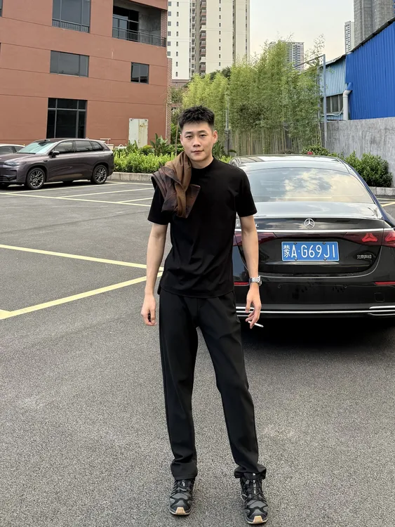 【洛辛一NanZhuang】原创男士牛奶丝长裤休闲直筒西服裤