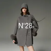 【小小莎专属】N°28毛呢大衣女秋冬中长款毛呢外套8855A1D609