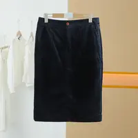 【半价q仓-唐长老自营】货号4659女装春秋新款简约百搭半裙M