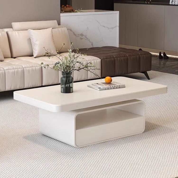 新款茶几小户型高级设计师客厅家用奶油现代轻奢客厅茶几