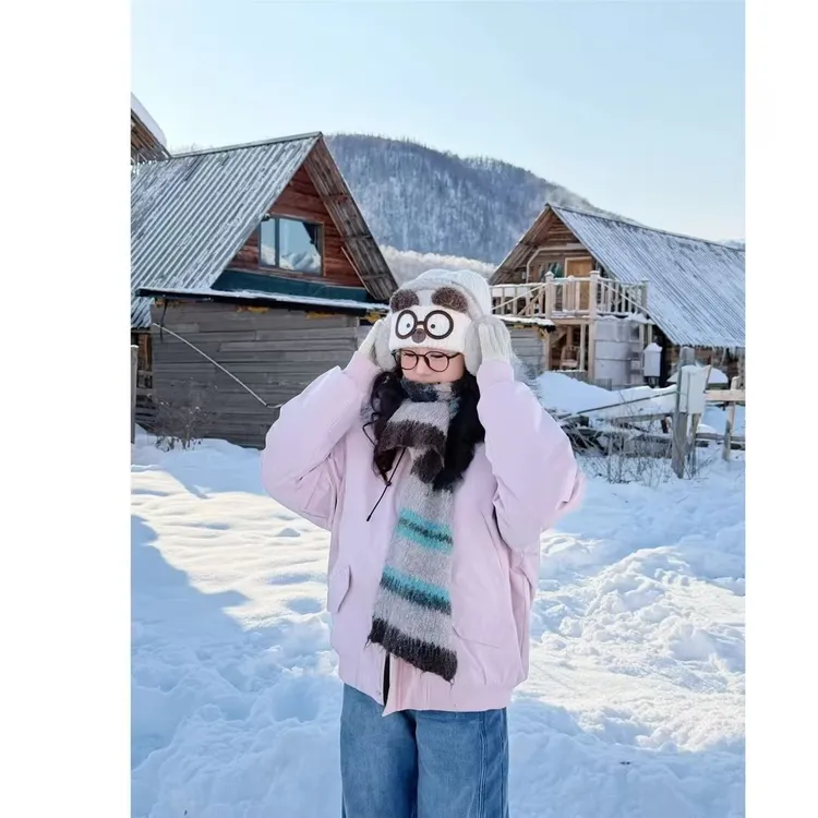 潮牌大口袋设计加厚压缩空气棉座山雕可拆大毛领派克棉服男女同款