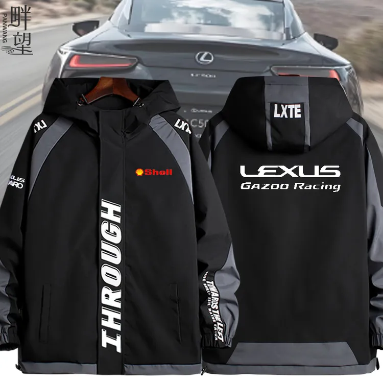 LEXUS GAZOO Racing车队赛车服外套雷克萨斯汽车4S店工作服冲锋衣