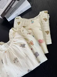 Y.M |  甜梦泡泡 双层婴儿纱 减龄舒适感拉满慵懒风睡衣套装 