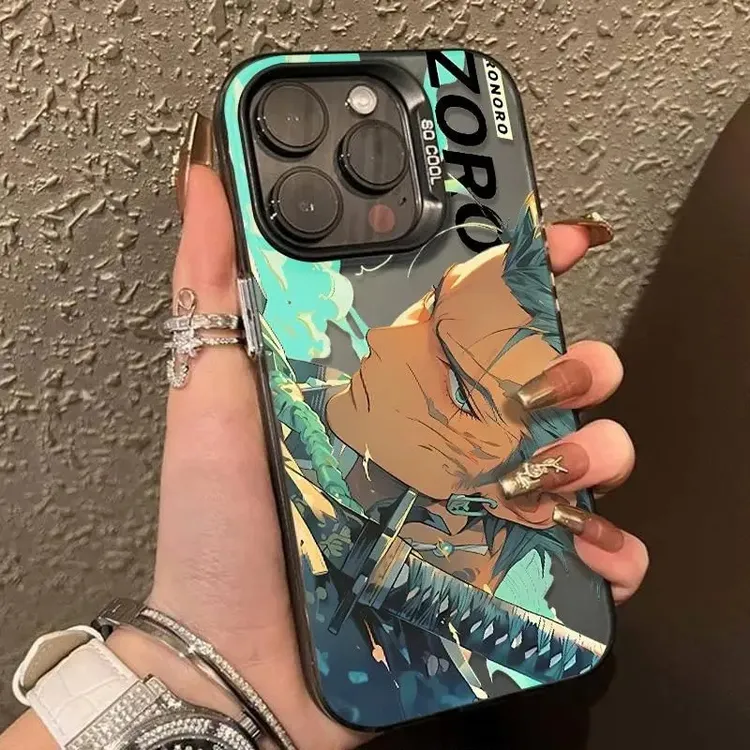索隆海贼王手机壳适用iphone15promax卡通14plus苹果13/12防摔11