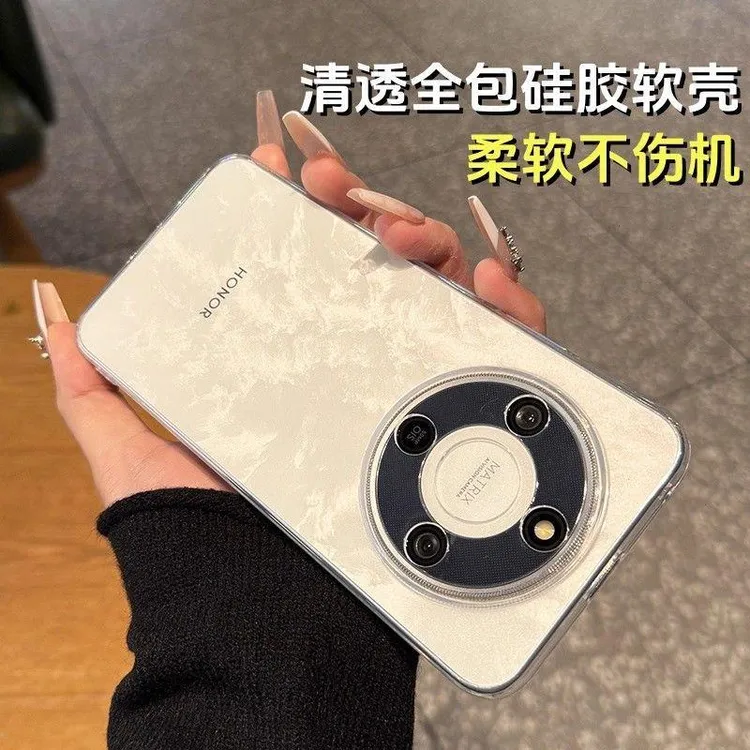 荣耀X70手机壳X70i新款全包X60/X60Pro透明硅胶软壳超薄裸感防摔