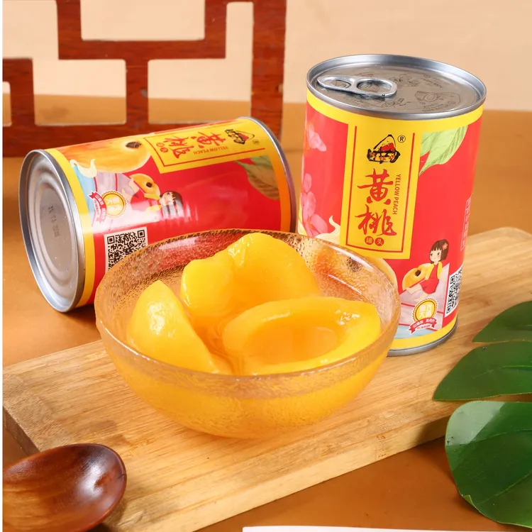 【黄桃罐头】山楂妹牌425g*5罐开罐即食清润脆甜本地新鲜食用品质