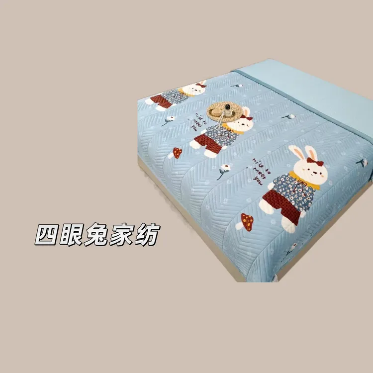 【秋冬新款升级加厚美肤绒】床盖高端加厚保暖床盖 2.0x2.3m