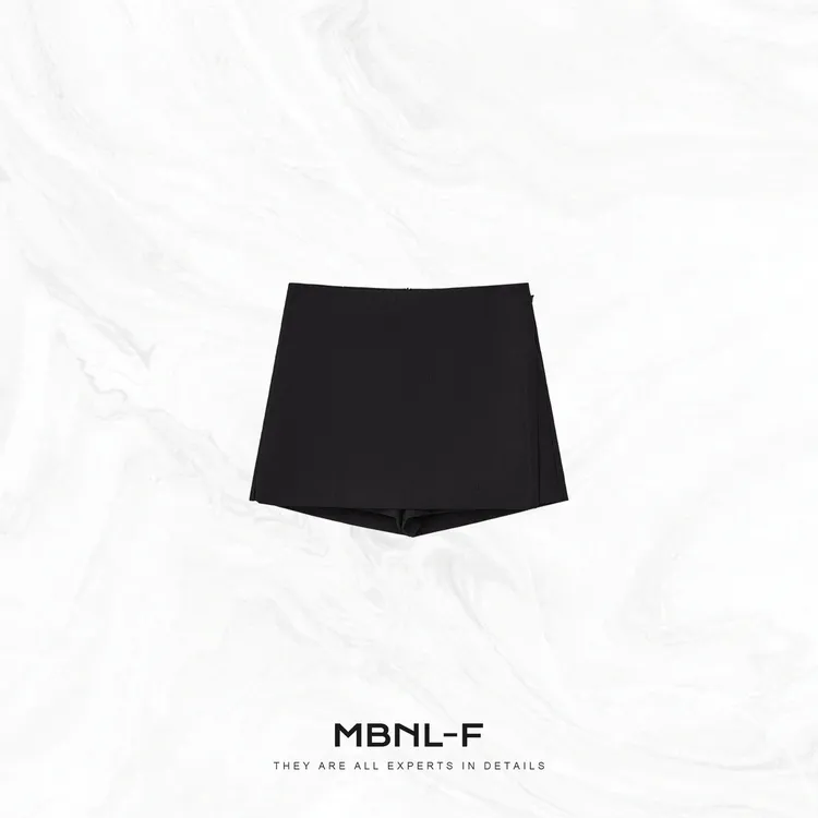 MBNL-F “梵西莫奈裙” 高支精纺TR棉混纺修身短裙 秦磊TH-QZ9148