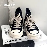 Q宝家童品9月新款儿童帆布鞋男童运动鞋秋季宝宝高帮简约舒适板鞋