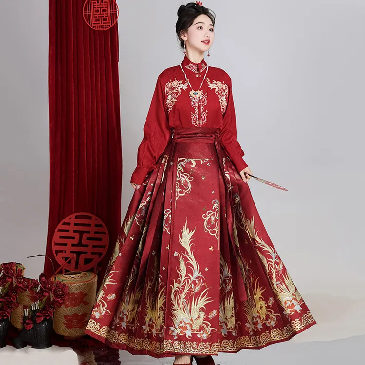 2025马面裙套装新款小个子敬酒服新娘订婚服礼服汉服结婚新中式秋