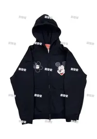 劉發發-K087【小老鼠卫衣连帽外套】新款百搭时尚秋冬加绒加厚显瘦