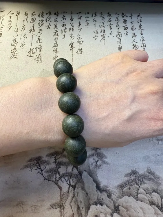 松塔香单圈纯手工古法合香珠持久留 香非遗传承男女手串