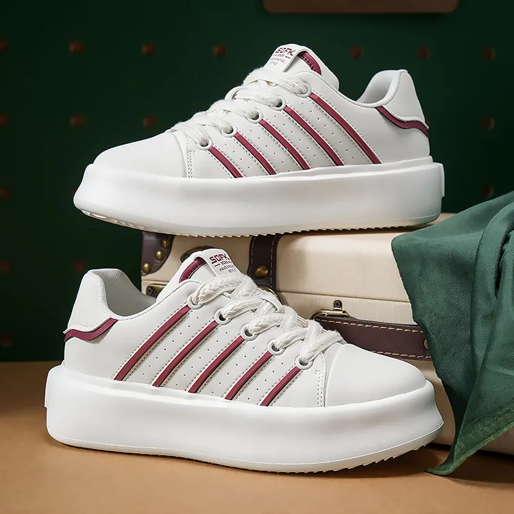 男鞋高品质时尚潮流休闲板鞋男士百搭情侣夏季透气厚底低帮秋季