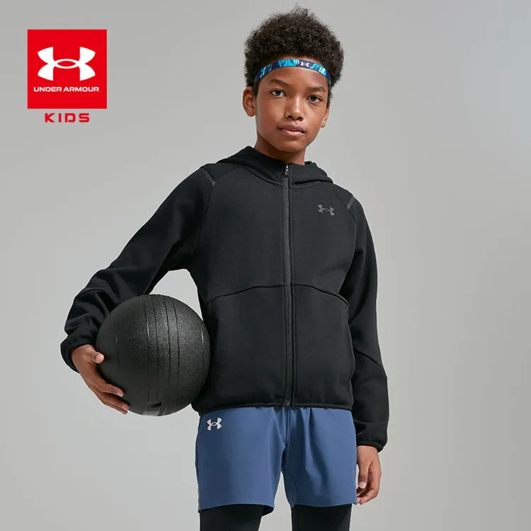 Under Armour/安德玛儿童新款连帽针织外套舒适运动衣251124129