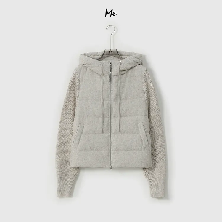 ME【B轻压力羽绒服】白鹅绒北纬38.5°绵羊毛轻盈时尚羽绒服MESA2793