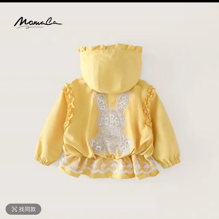 MOMOCO秋季新款女童潮流百搭设计师款洋气时尚外套77730138052