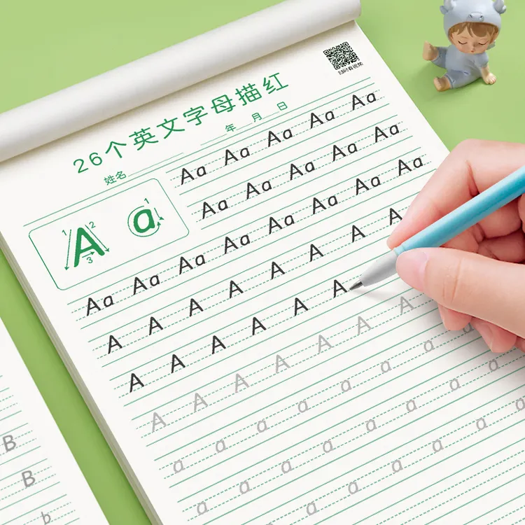 26个英语字母字帖衡水体一二三年级单词练习英文天天练小学生专用