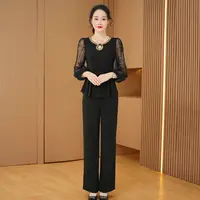 【上衣+裤子】优雅新款气质时尚休闲收腰显瘦套裤24595-LDD