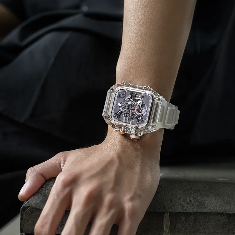 超透V3.0版本AppleWatch理查德透明保护壳适用苹果手表iwatch表带