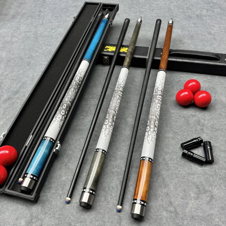 美洲豹幽灵黑科技碳纤维台球杆小头中头大头分体中式黑八九球杆