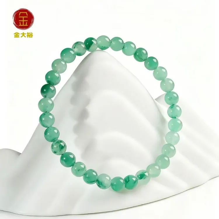非洲翠圆珠渐变手串