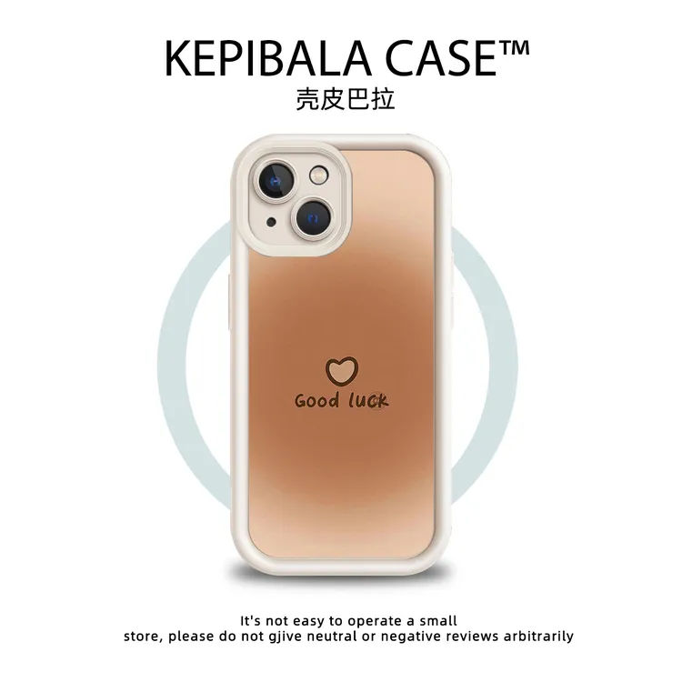 好运爱心手机壳适用iphone151413苹果16PROMAX全包软高级防摔硅胶