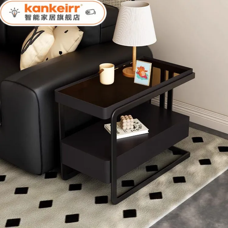 轻奢高级感沙发边柜置物柜客厅可移动侧边柜茶台2025新款边几角几