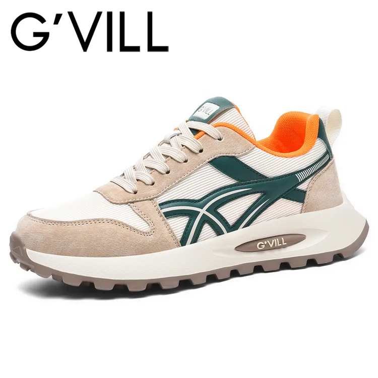 G-vill/贵之步男士运动鞋春季百搭潮流男鞋时尚低帮软底休闲鞋男