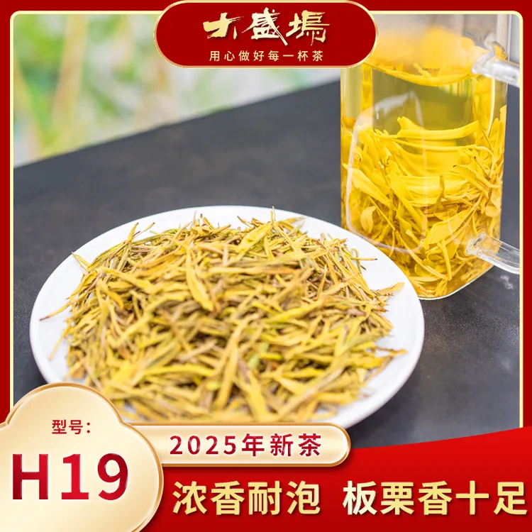  25年新茶明前 H19款黄金芽 栗香浓郁耐泡 安吉黄金芽