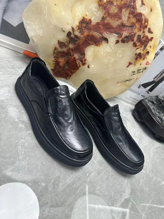 正品烟斗头层纯牛皮里面真皮鞋垫头层猪皮男皮软底软商务皮鞋
