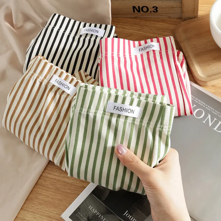 条纹男士经典棉质超舒适宽松透气四角内裤短裤衩（200斤以内可穿）