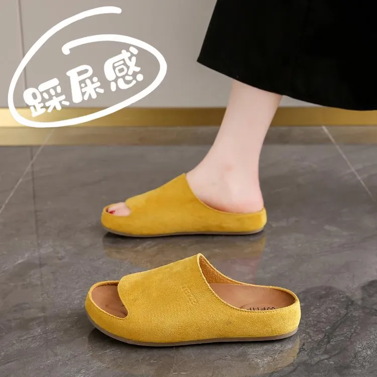 【JTG&SHOES官方正品】夏季黄色勃肯鞋百搭鞋女夏厚底2025新款厚