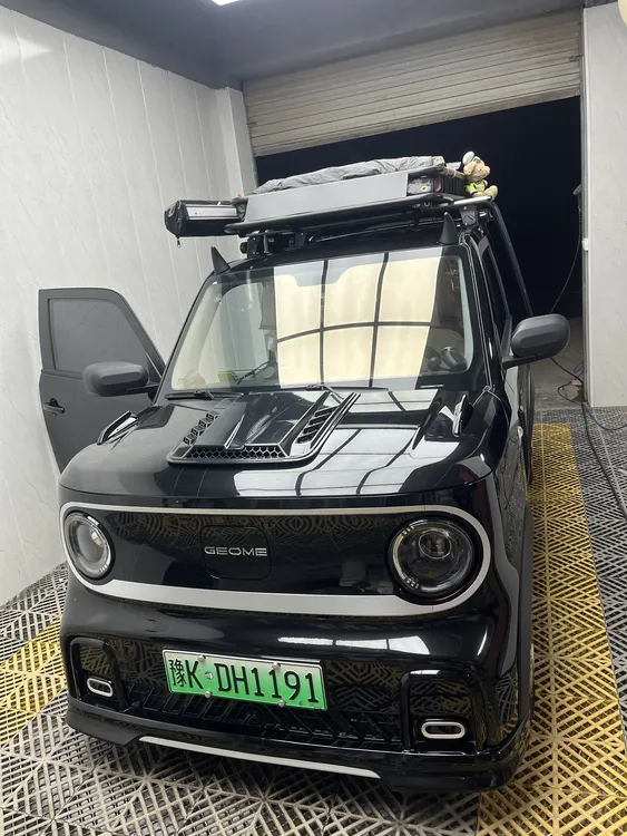 【麦兜专属】熊猫mini前保险杠改色膜金属银哑面熊猫mini卡丁改装膜