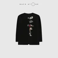 BACKATONE“Dream系列-柔夜星话” 重工钉珠针织开衫 BFF-1AS156B-K