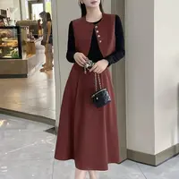 【套装】秋冬季高档新款套装设计感女装服装6127[SJL]Q