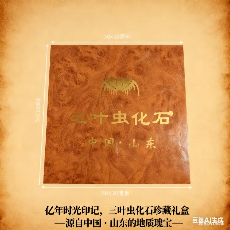 三叶虫化石原石砚台文房礼品套装六件套 燕子石齐鲁名砚