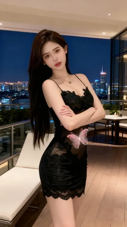 绮魅【密逃】蕾丝吊带露背睡裙蕾丝刺绣吊带睡裙蕾丝吊带睡衣包臀裙